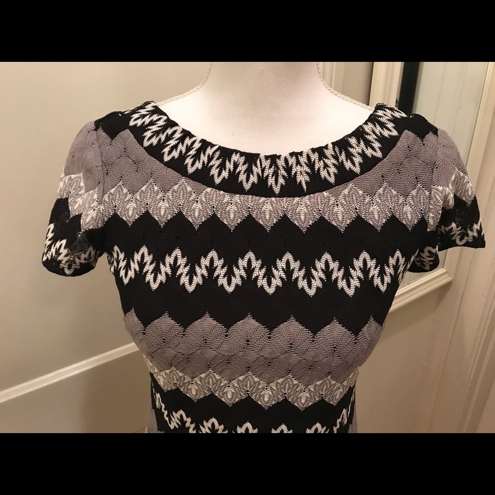 NWOT Muse chevron shift dress, 2